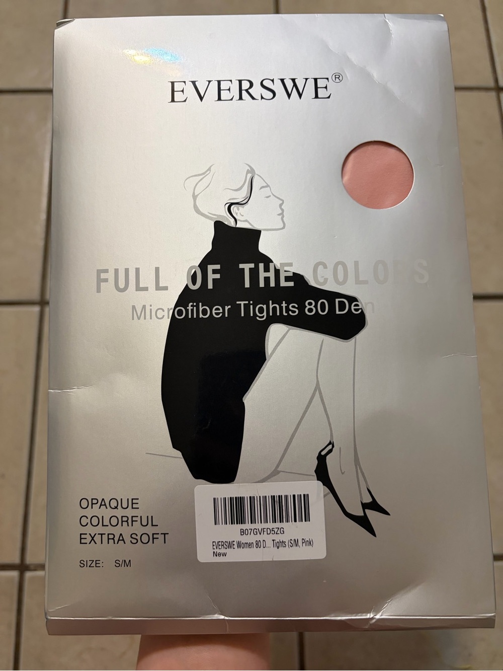 EVERSWE Microfiber Tights 80 Denier in Pink